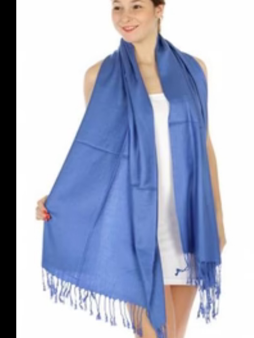 Pashmina 70% 30% silk scarf 162